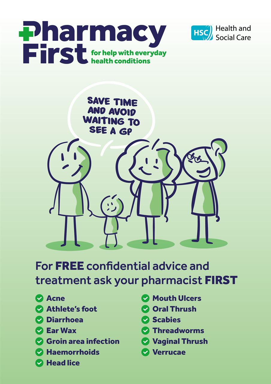 Pharmacy First - for everyday health conditions
